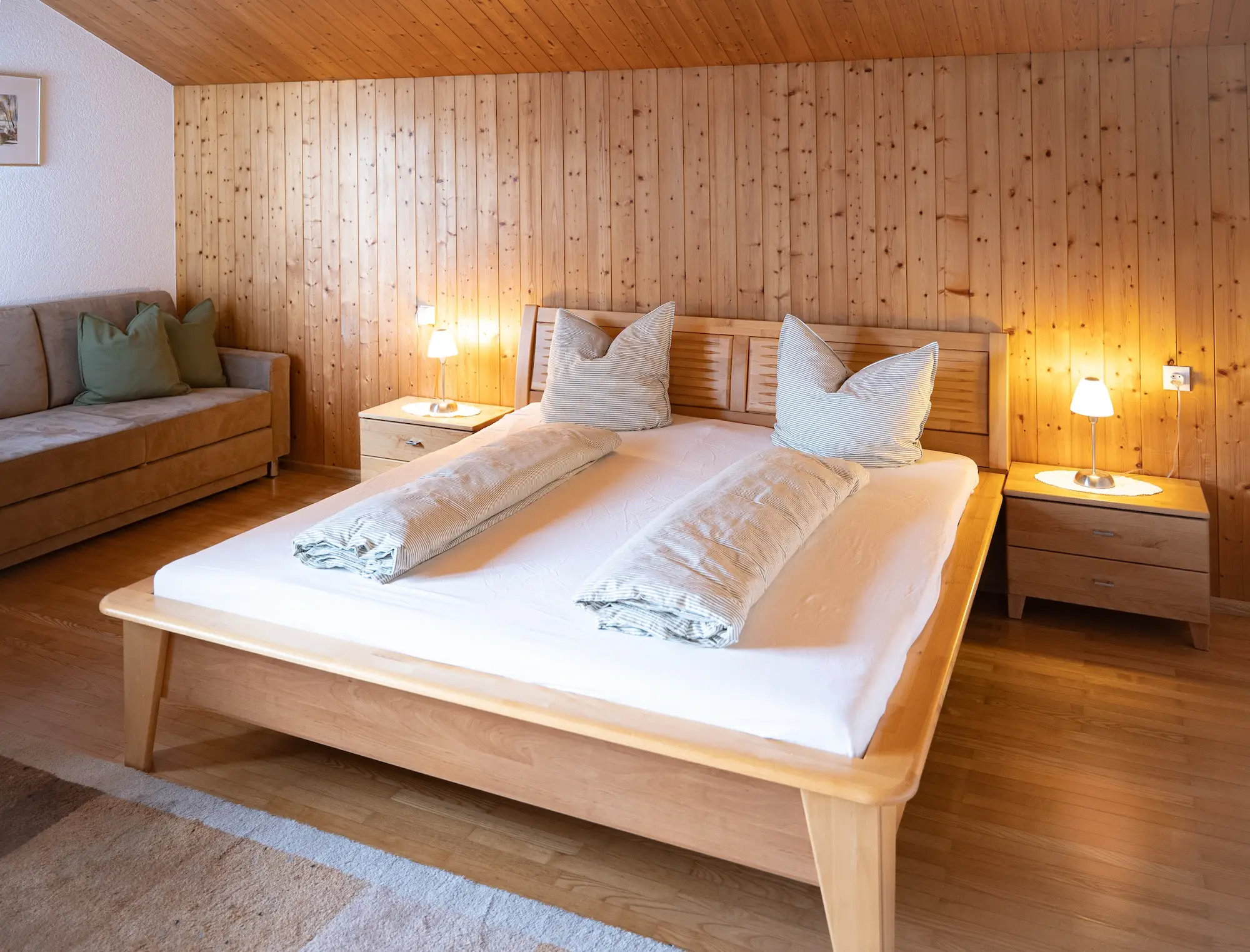 Vollausgestattete Küche der Ferienwohnung Bereuter Lingenau
